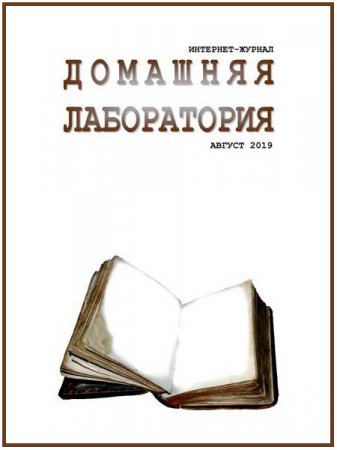 Обложка к Домашняя лаборатория №8 (август 2019)